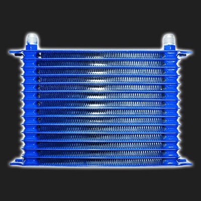 Радиатор масляный универсальный TRUST Style /14 рядов/ синий - фото 37664