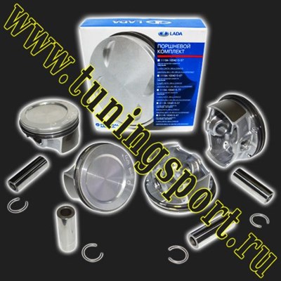 Поршни в сборе с кольцами и пальцами Federal Mogul ВАЗ 21116 8V /Лада-Гранта/ d82,0 мм (комплект) 63834