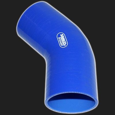 Переходник силиконовый  45° D=70 мм SAMCO SPORT синий 65385 - фото 41516